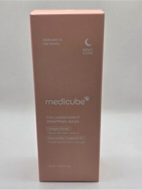 Medicube Collagen Night Wrapping Mask 75ml K-Beauty Overnight Peel Off New